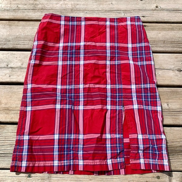 💜 Tommy Hilfiger Plaid Skirt – Size 8 | Classic Prep Style - Picture 2 of 8